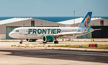 Frontier Airlines expands their network with flights to Aruba